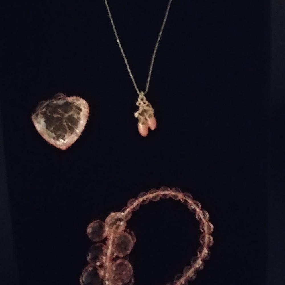 Girl /Child Pink Jewelry Variety Ballerina Heart